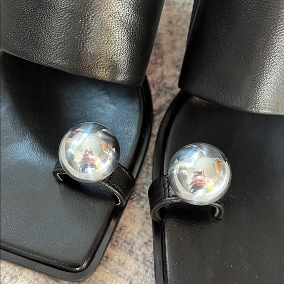 COS The Sphere Heeled Sandals Black Size 39 size 8 US - Picture 9 of 16